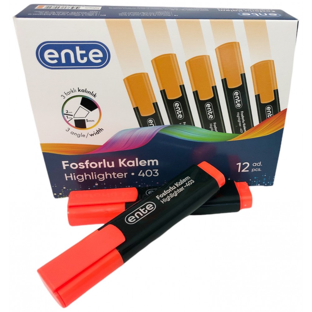 ENTE FOSFORLU KALEM TURUNCU
